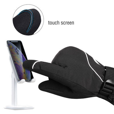 Guantes calefactables con batería para patinaje, guantes calefactores eléctricos con pantalla táctil para actividades de invierno al aire libre