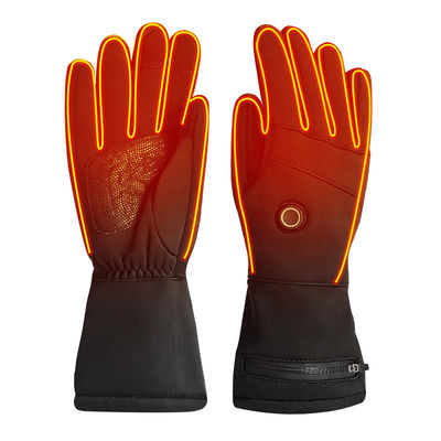 Guantes de invierno con calefacción térmica eléctrica para hombres y mujeres, manoplas con calefacción recargables de 7,4 V para invierno