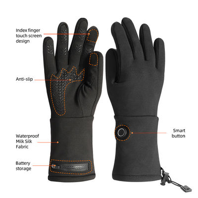 Venta al por mayor Guantes de invierno calientes más delgados Guantes eléctricos impermeables con pantalla táctil