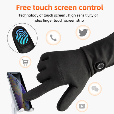 Venta al por mayor Guantes de invierno calientes más delgados Guantes eléctricos impermeables con pantalla táctil