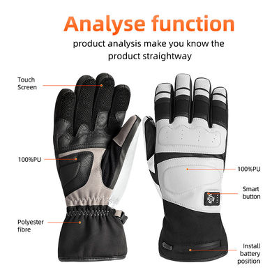Guantes de silicona antiderrapante para ciclismo Guantes eléctricos para motocicletas para hombres mujeres