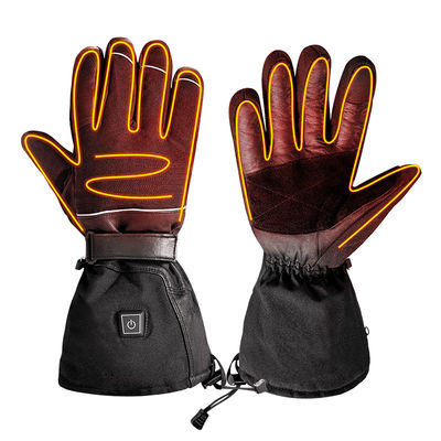 7Guantes de esquí calientes con batería recargable de.4V Guantes eléctricos de calefacción térmica para mujeres con 3 ajustes de calefacción.