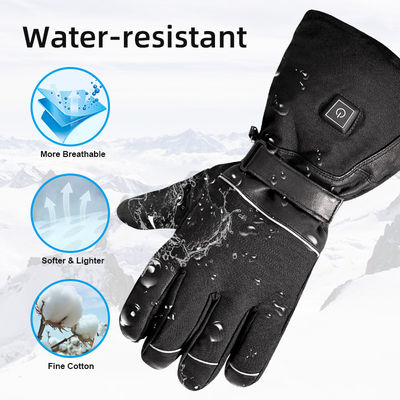 7Guantes de esquí calientes con batería recargable de.4V Guantes eléctricos de calefacción térmica para mujeres con 3 ajustes de calefacción.