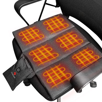 Polvo de asiento de estadio eléctrico plegable recargable 5V batería calefacción almohadilla de asiento de coche almohadilla de calefacción