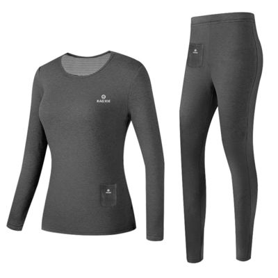 Camisetas eléctricas con calefacción de lana para mujeres Control remoto inalámbrico de temperatura