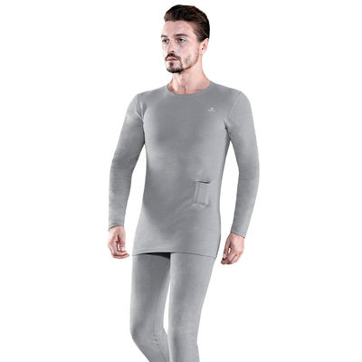 Control remoto inalámbrico eléctrico para hombres con calefacción de base de capa de manga larga camisetas ultra suaves