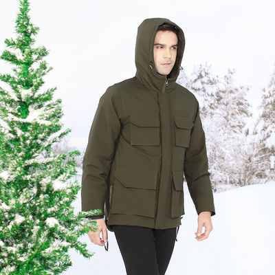 Ropa eléctrica recargable calentada chaqueta calentada para hombres con batería