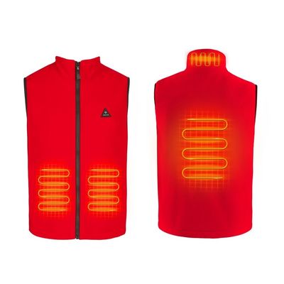 Ropa eléctrica calentada personalizada para unisexo con batería con chaleco recargable sin mangas