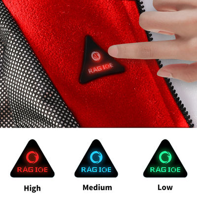 Chaleco termal eléctrico calentado al aire libre calentado recargable rojo del invierno de Gilet