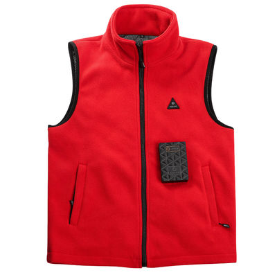 Chaleco termal eléctrico calentado al aire libre calentado recargable rojo del invierno de Gilet