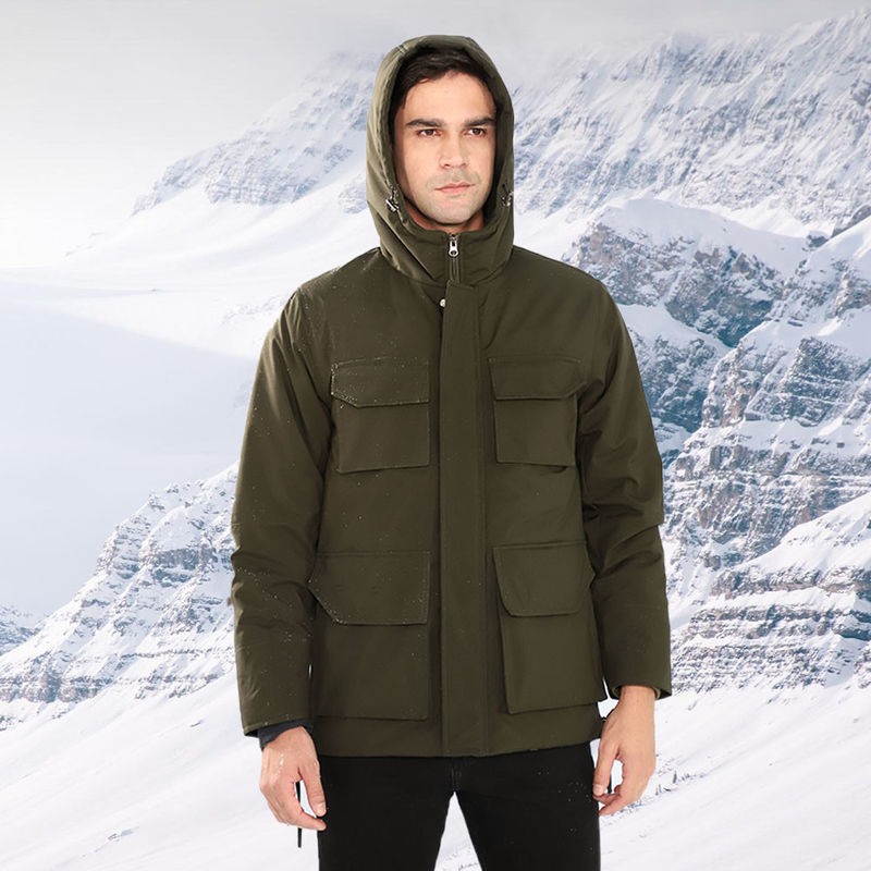 Chaqueta de calefacción para hombres Ropa calefaccionada a medida Electrico Softshell Invernal impermeable Vestido de trabajo