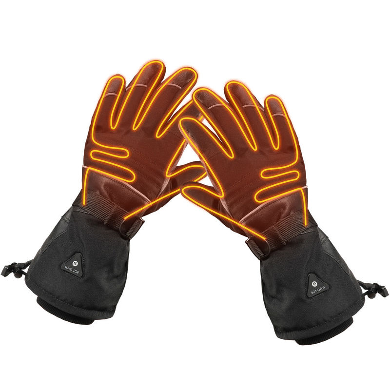 control de la temperatura llano calentado con pilas de ión de litio de Ski Gloves With 3 del invierno 7.4V