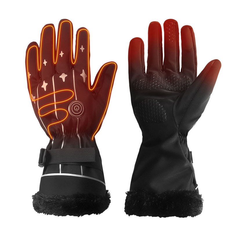 Los guantes termales eléctricos de la moto de nieve del OEM/del ODM calentaron guantes del invierno un tamaño para acampar al aire libre del invierno