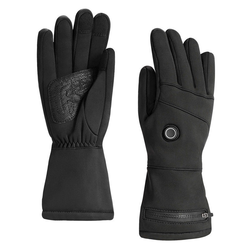 Guantes de pesca calefactables de 2600mAh, guantes calefactables con batería para motocicleta con tres temperaturas ajustables