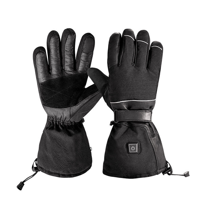 7Guantes de esquí calientes con batería recargable de.4V Guantes eléctricos de calefacción térmica para mujeres con 3 ajustes de calefacción.